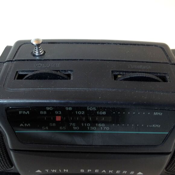 Vintage Baby Boom Box AM/FM Portable Mini Radio Tested Good - Picture 5 of 10